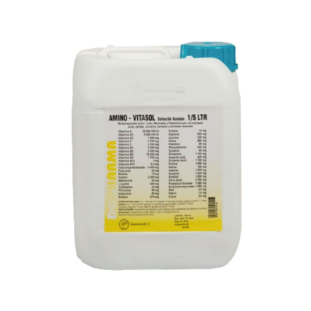 Amino-Vitasol (Vitaminas + Minerales + Aminoácidos + Electrolitos)