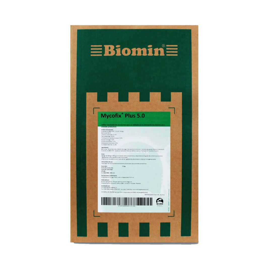 Mycofix Plus 5.0 (Desactivador Enzimático + Biotransformador + Atrapador De Micotoxinas + Protector Hepático)