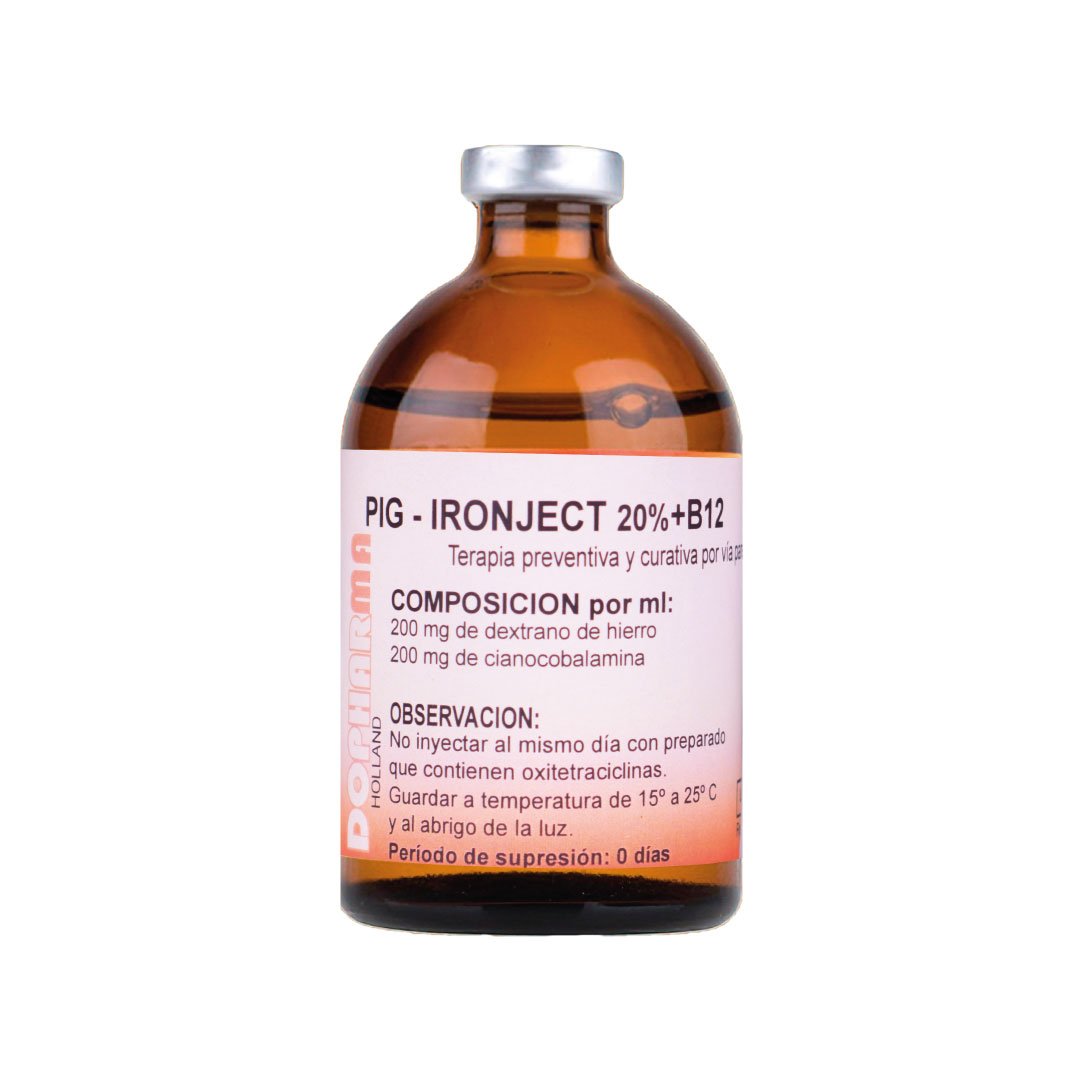 Pig-ironject 20% (Hierro Dextrano)