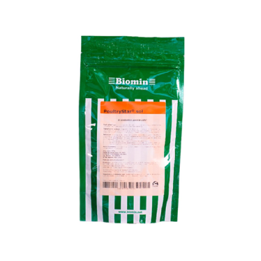 Poultry Star Sol (Simbiótico [Probiótico + Prebióticos] Multi-Especie Soluble)
